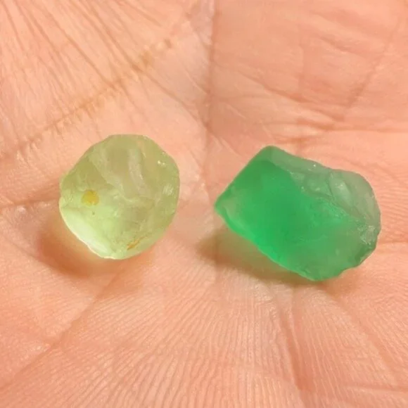 Sea Glass Balance Ring With Upcycled Silver Spoon Band Artisan Crafted Adjust. - Picture 4 of 14